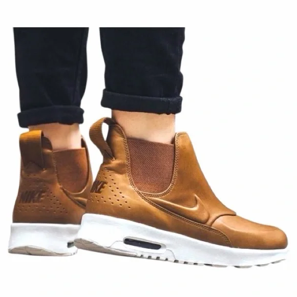 NIKE Air Max Thea Mid Womens Chelsea Boot Sneaker, “Ale” Brown, Size 10.5 - Picture 12 of 13
